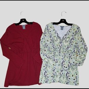 Ann Taylor wrap tops size s 3/4 sleeve. 2 or pick